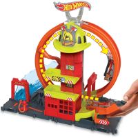 Mattel Hot Wheels City Super Hasičská stanica so slučkou 2