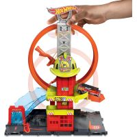 Mattel Hot Wheels City Super Hasičská stanica so slučkou 4