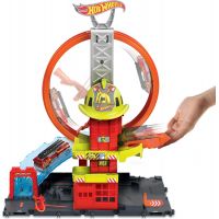 Mattel Hot Wheels City Super Hasičská stanica so slučkou 6