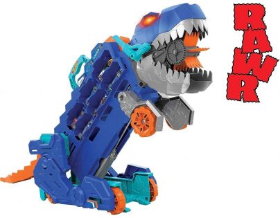 Mattel Hot Wheels City T-Rex ťahač so svetlami a zvukmi