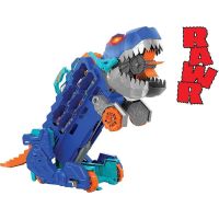 Mattel Hot Wheels City T-Rex ťahač so svetlami a zvukmi 3