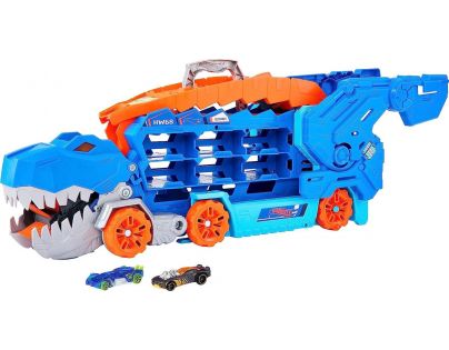 Mattel Hot Wheels City T-Rex ťahač so svetlami a zvukmi