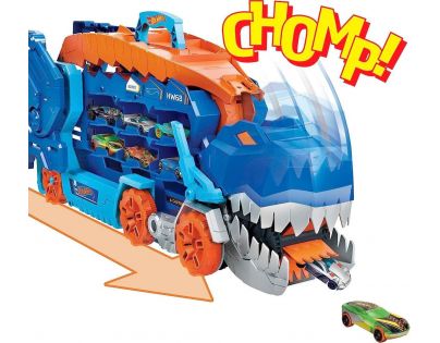 Mattel Hot Wheels City T-Rex ťahač so svetlami a zvukmi