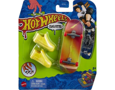 Mattel Hot Wheels fingerboard a topánky 10,5 cm Color Wave