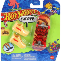 Mattel Hot Wheels fingerboard a topánky 10,5 cm Fiery trickster