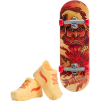 Mattel Hot Wheels fingerboard a topánky 10,5 cm Fiery trickster 2
