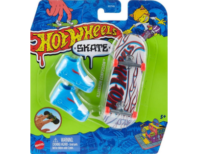 Mattel Hot Wheels fingerboard a topánky 10,5 cm Ilusion confusion