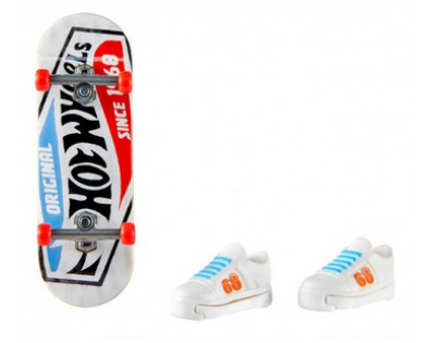 Mattel Hot Wheels fingerboard a topánky 10,5 cm Ilusion confusion