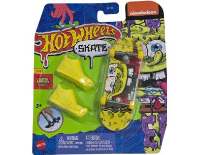 Mattel Hot Wheels fingerboard a topánky 10,5 cm Spongebob
