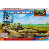 Mattel Hot Wheels Mario Kart závodní dráha odplata GFY46 Thwomp Ruins Mattel Hot Wheels Mario Kart závodní dráha odplata GFY46 Thwomp Ruins
