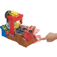 Mattel Hot Wheels Monster trucks aréna Závodní výzva herní set Fire Crash Challenge 3