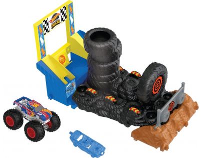 Mattel Hot Wheels Monster trucks aréna Závodná výzva herný set Smash Race Challenge