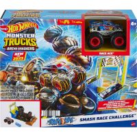 Mattel Hot Wheels Monster trucks aréna Závodná výzva herný set Smash Race Challenge 4