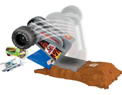 Mattel Hot Wheels Monster trucks aréna Závodná výzva herný set Tire Press Challenge