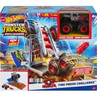 Mattel Hot Wheels Monster trucks aréna Závodná výzva herný set Tire Press Challenge 4