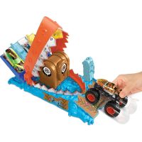 Mattel Hot Wheels Monster trucks aréna závodná výzva herný set Treasure Chomp Challenge 3