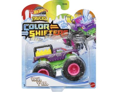 Mattel Hot Wheels Monster Trucks Color Shifters 9 cm Haul Yall - Poškodený obal