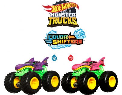 Mattel Hot Wheels Monster Trucks Color Shifters 9 cm Shark Wreak