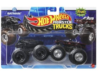 Mattel Hot Wheels Monster trucks demolačné duo Batman