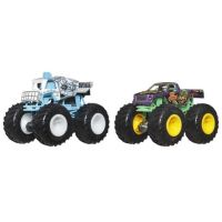 Mattel Hot Wheels Monster trucks demolačné duo Bionic Bruiser a Test subject 2