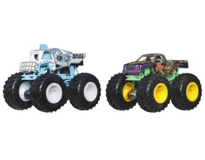 Mattel Hot Wheels Monster trucks demolačné duo Bionic Bruiser a Test subject