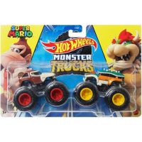 Mattel Hot Wheels Monster trucks demolačné duo Donkey Kong a Bowser 2