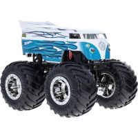 Mattel Hot Wheels Monster trucks demoliční duo Drag Bus a Volkswagen Beetle 5