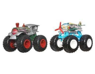 Mattel Hot Wheels Monster trucks demolačné duo Loko Punk a Airplane Mode