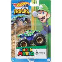 Mattel Hot Wheels Monster Trucks tematický truck 9 cm Luigi 5