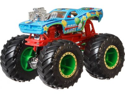 Mattel Hot Wheels Monster Trucks tematický truck 9 cm Yoshi
