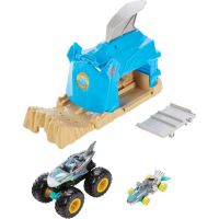 Mattel Hot Wheels monster trucks závodní herní set modrý Mattel Hot Wheels monster trucks závodní herní set modrý