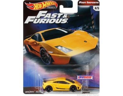 Mattel Hot Wheels prémiové auto – Rychle a zběsile Lamborghini Gallardo LP 570-4 Superleggera