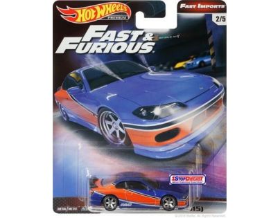 Mattel Hot Wheels prémiové auto – Rychle a zběsile Nissan Silvia (S15)