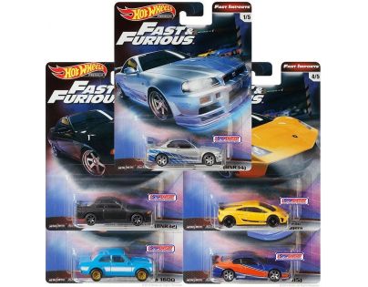 Mattel Hot Wheels prémiové auto – Rychle a zběsile Nissan Silvia (S15)