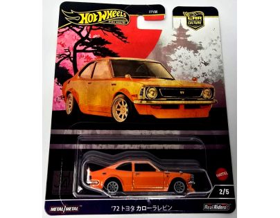 Mattel Hot Wheels prémiové auto - velikáni 72 Toyoty Corolla Levin