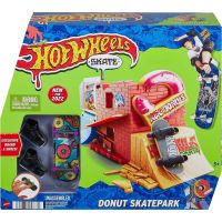 Mattel Hot Wheels Skates Fingerboard skatepark Herný set Donut Skatepark 6