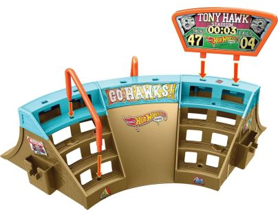 Mattel Hot Wheels Skates Fingerboard skatepark Herný set Stadium Skatepark - Poškodený obal