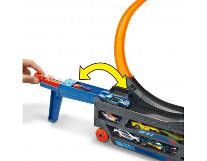 Mattel Hot Wheels Ťahač a pojazdná Dráha - Poškodený obal