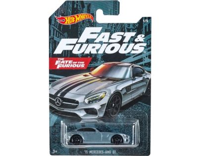 Mattel Hot Wheels tematické auto - klasická kolekcia 15 Mercedes - AMG GT