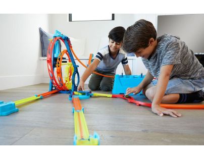 Mattel Hot Wheels track builder set pre staviteľa Premium Curve Pack