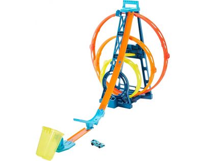 Mattel Hot Wheels track builder trojitá slučka
