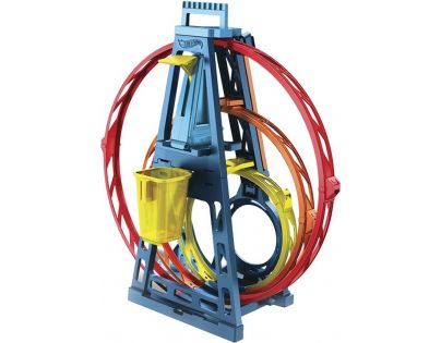 Mattel Hot Wheels track builder trojitá slučka