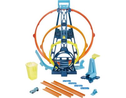 Mattel Hot Wheels track builder trojitá slučka