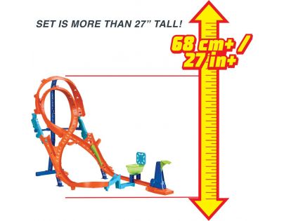 Mattel Hot Wheels Vertikálna osmičková dráha