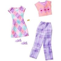 Mattel HYV06 Barbie Oblečenie 2 oblečky a 2 doplnky pre bábiku