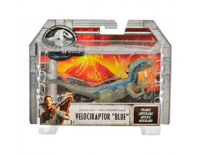 Mattel Jurský svět Dino predátoři Velociraptor Blue