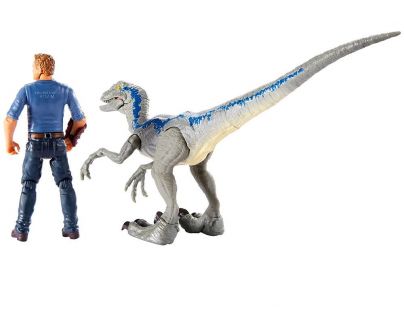 Mattel Jurský svět Dino příběh Velociraptor Blue a Owen