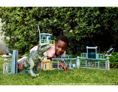 Mattel Jurský Svet revúci obrie Giganotosaurus s reálnymi zvukmi - Poškodený obal