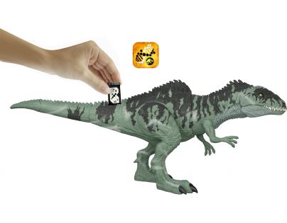 Mattel Jurský Svet revúci obrie Giganotosaurus s reálnymi zvukmi - Poškodený obal