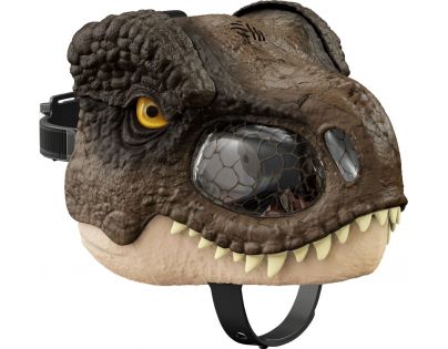 Mattel Jurský svet T-Rex maska na tvár so zvukmi